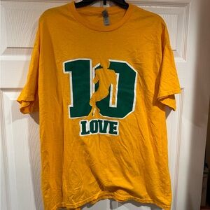 NFL Green Bay Packers Jordan Love #10 T-shirt Mens XL Green and Gold